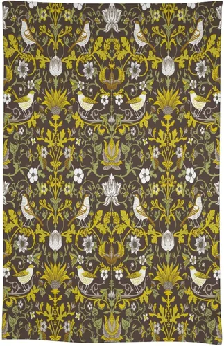 Miniatura 117 de Mantel Floral Retro de Pájaros, Diseño Original Bohemio William Morris Estampado Cubierta de Mesa para Hogar Picnic Fiesta Comedor Cocina William