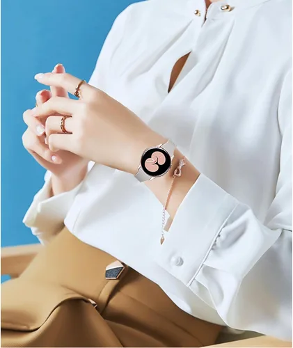 Miniatura 4 de Paquete de 8 correas delgadas compatibles con Samsung Galaxy Watch 4/5/6/7 de 1.575 pulgadas, 1.732 pulgadas, Active 2 de 1.575 pulgadas, 1.732 8