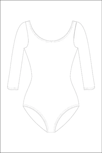Miniatura 3 de Wear Moi MILO Leotardo para baileballet, microfibra, forro frontal, mujer