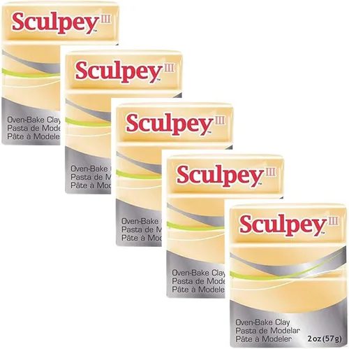 Miniatura 10 de Arcilla polimérica Sculpey III, Polyform de 2 onzas Beige