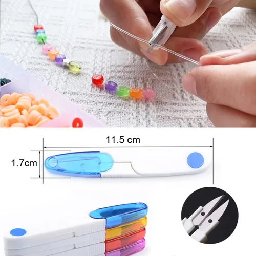 Miniatura 5 de Cuerda elástica de 0.8mm para pulseras, QBJAYTY cuerda elástica transparente para pulseras, cuerda de cuentas de arcilla, cuerda elástica de 100m