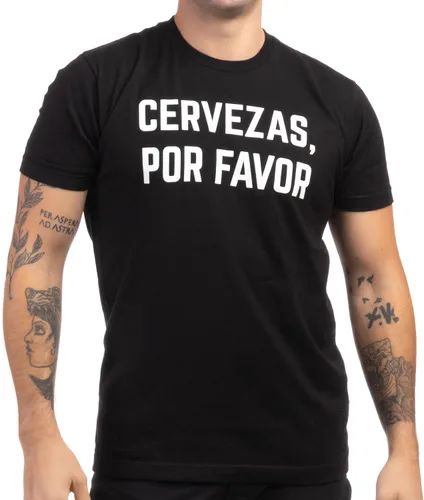 Miniatura 7 de Cervezas, Por Favor Divertida camiseta gráfica de vacaciones en español diciendo México para hombre