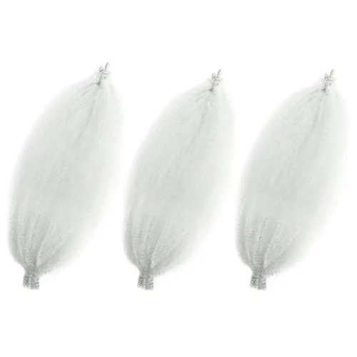 Miniatura 9 de Marley Twist - Cabello trenzado marrón Spring Twist de 18 pulgadas, cabello Marley para rastas suaves de imitación mariposa, cabello trenzado rizado