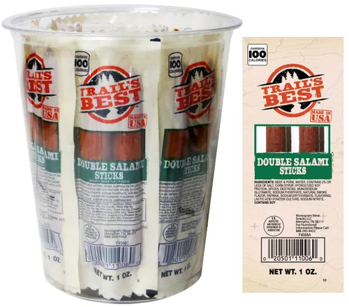 Miniatura 5 de Trail's Best Paquetes de 1 onza de carne de res y queso gemelos de 1 onza (tubo de 15 unidades)