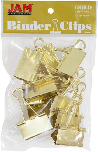 Miniatura 76 de Broches aprietapapeles JAM Paper®, Blanco