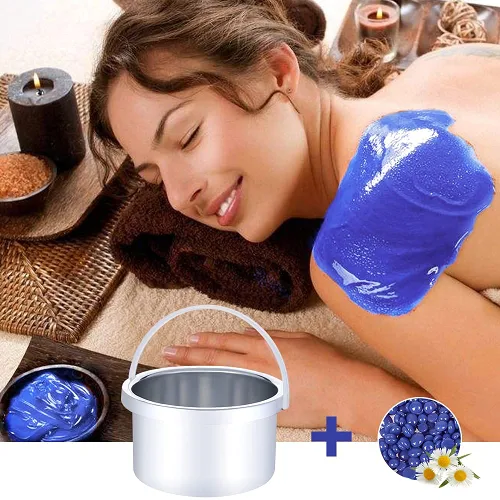 Miniatura 7 de Cuentas de cera dura, cuentas de cera profesional para depilación de 14.11 oz de cera con 10 varillas de madera para cuerpo completo, brasileño