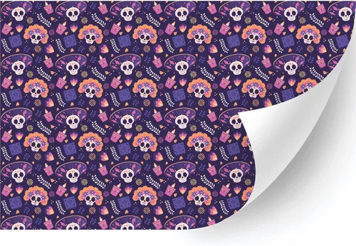 Miniatura 8 de HTV4U Vinilo de transferencia de calor con estampado de Halloween (zigzag de Halloween, 18.5 pulgadas x 3 yardas), papel de transferencia de prensa