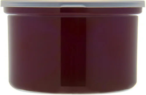 Miniatura 2 de Recipientes Carlisle de color liso, de forma redonda, con tapas, capacidad de 1,2–4 cuarto de galón, Marrón, 1