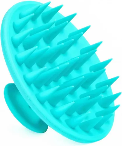 Miniatura 8 de Meartchy Cepillo de champú y masajeador de cuero cabelludo de silicona, cepillo para el cuero cabelludo para el crecimiento del cabello