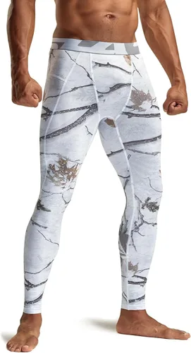 TSLA - Paquete de 1, 2 o 3 pantalones deportivos tipo leggings de compresión para hombre, ajustados para correr, entrenamiento, de secado rápido,