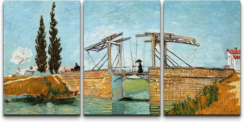 Miniatura 162 de Lienzo decorativo para pared - cuadro con estampado Giclée para decoración del hogar Noche estrellada sobre el Ródano