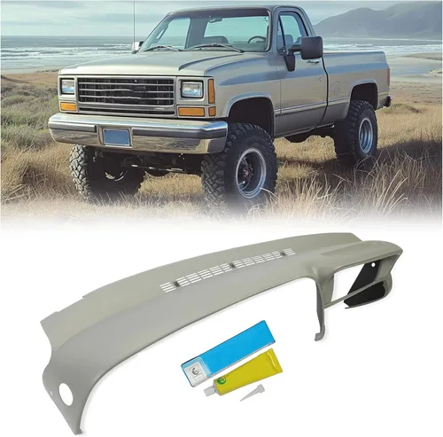 Miniatura 10 de KUAFU Cubierta de Tablero Compatible con Chevrolet y GMC C/K 1500 2500 3500 1997-2000 Tahoe Suburban Yukon 1999-2000 Escalade Cadillac Tapa Canela