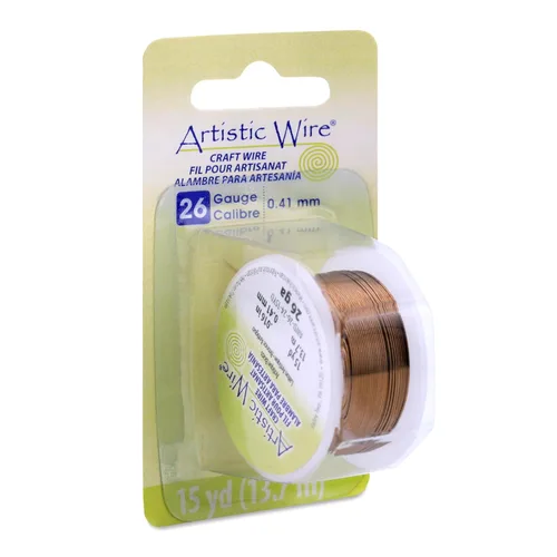 Miniatura 14 de Artistic Wire Alambre de Cobre Coloreado Plateado en Plata Resistente al Deslustre para Manualidades y Envolver Joyería, Resistente al Deslustre