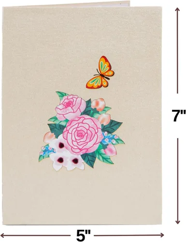 Miniatura 2 de Paper Love Best Mom Pop Up - Tarjeta de felicitación para el día de la madre hecha a mano en 3D, tarjetas de felicitación para el día de la madre, 5