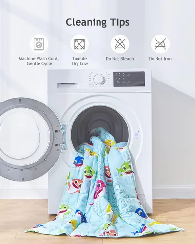 Miniatura 7 de Kivik Manta de regazo con peso de 2 libras, pequeña almohadilla pesada para regazo, manta de enfriamiento suave para la escuela y regalos de sueño