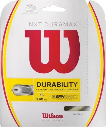 Miniatura 2 de Cuerda de tenis Wilson NXT - Juego y carrete de 200 m Blanco