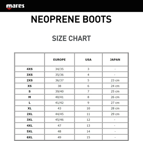 Miniatura 2 de Mares Botas de buceo clásicas para adultos de 5 mm de neopreno para hombres y mujeres - Punta ancha, suela nivelada y cremallera lateral