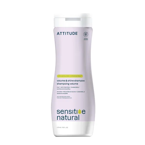 Miniatura 10 de ATTITUDE Champú para el cabello para cuero cabelludo seco sensible, verificado por EWG, avena calmante, protege el color, ingredientes derivados