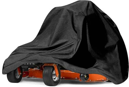 Miniatura 7 de Cubierta para cortacésped de giro cero, ajuste universal 210D, impermeable, UV, resistente al polvo y al viento para protección al aire libre