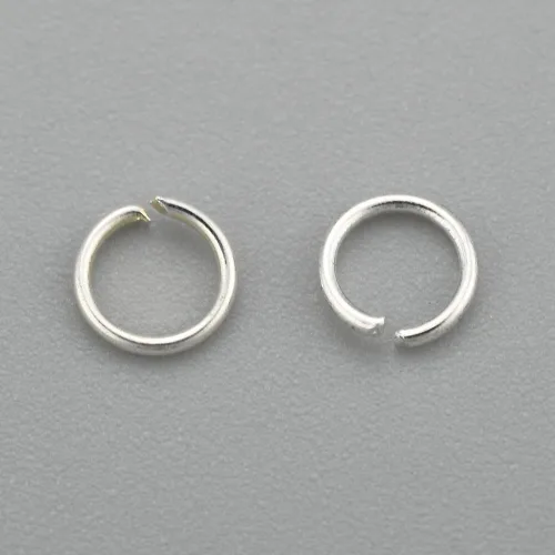 Miniatura 57 de HDSupplies 100 piezas - 4mm de argollas de acero inoxidable 304 de tono negro - Calibre 22 (espesor de 0.6mm)