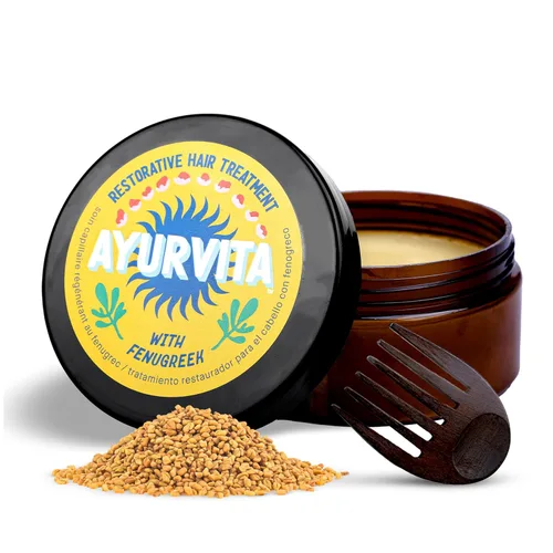 Tratamiento capilar – Máscara restauradora de fenogreco para hombres y mujeres – Nutritiva, hidratante e hidratante – Mejor crecimiento del cabello
