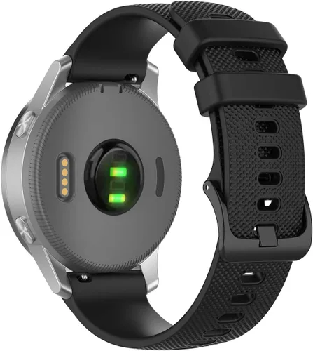 Miniatura 2 de Correas de reloj de 0.866 pulgadas compatibles con Fossil Gen 6/5E de 1.732 pulgadas, silicona y cuero, correa deportiva de repuesto + correa