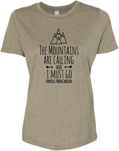 Miniatura 12 de Cute Women's Screen Printed Crew Neck Tee, Shirts With Sayings, Dusty Blue or Olive