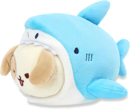 Miniatura 8 de Anirollz Peluche de animal de peluche – Muñeca Outfitz de manta pequeña de 6 pulgadas Suave, esponjoso, cálido, lindo, cómodo, seguro Almohada