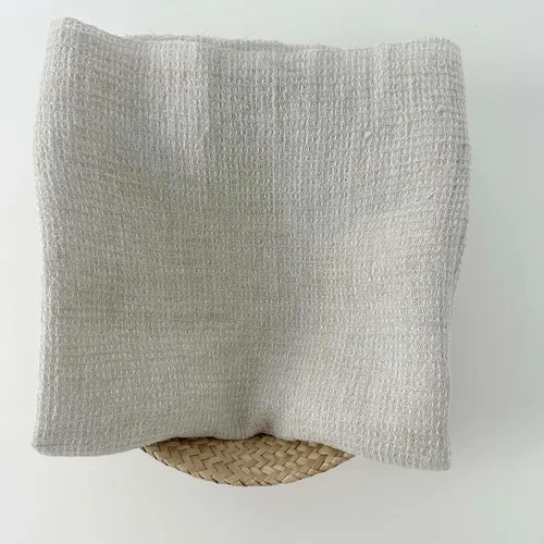 Miniatura 4 de Tela de tweed de gofre de lino 7349 7350 Natural