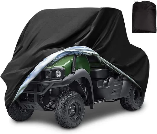UTV - Funda impermeable y resistente, para todo tipo de clima, para vehículos utilitarios compatibles con Kawasaki Mule Honda Pioneer Yamaha Rhino