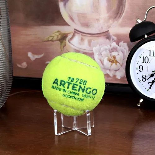 Miniatura 7 de Yes!Fresh Soportes de béisbol acrílicos para exhibición de recuerdos de bola, exhibición de softbol, estante de exhibición de tenis