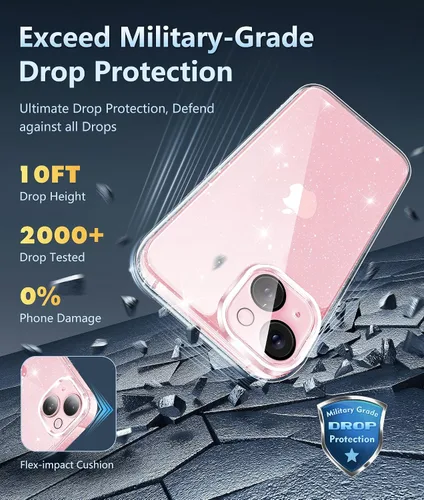 Miniatura 1206 de FNTCASE Funda para iPhone 13 Pro-Max: Fundas magnéticas transparentes compatibles con Magsafe Slim anti amarillamiento protección contra caídas