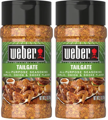 Miniatura 6 de Weber Set de condimentos Ultimate Grilling con ajo asado y hierbas, Kick'n Chicken, Gourmet Burger y condimentos Chicago Steak