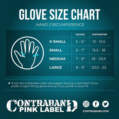 Miniatura 2 de Contraband Pink Label 5237 – Guantes de levantamiento de pesas con calavera, para mujer, Serie Design (1 par), Verde, XS