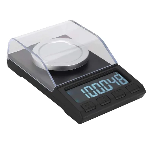 Miniatura 6 de Báscula digital de joyería, 3.53 oz/0.001 G LCD, mini báscula electrónica de joyería en quilates, equilibrio de laboratorio, oro, plata, diamante