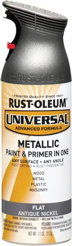 Miniatura 12 de Rust-Oleum 245197 Pintura en aerosol universal para todas las superficies, 12 onzas, negro satinado