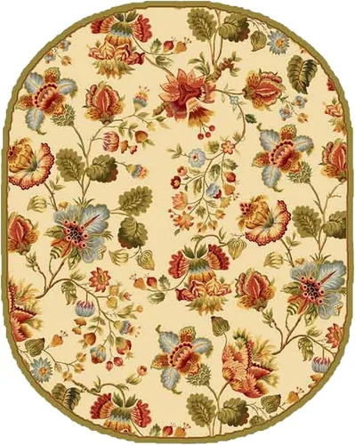 SAFAVIEH Chelsea Collection - Alfombra decorativa de 2 pies 6 pulgadas x 4 pies, color marfil, lana de campo francesa enganchada a mano, ideal para