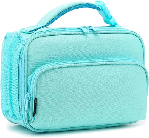 Miniatura 33 de FlowFly Lonchera para niños, bolsa suave aislada, mini hielera para el regreso a clases, kit de bolsa térmica para comidas, para niñas, niños, Avión