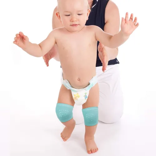 Miniatura 4 de 8 pares de rodilleras antideslizantes unisex para bebés para aprender a gatear calcetines para bebés