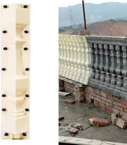 Miniatura 8 de Moldes de bricolaje para balaustradas, juego de moldes para barandillas de cemento romano, barandilla de cemento, moldes de fundición de plástico