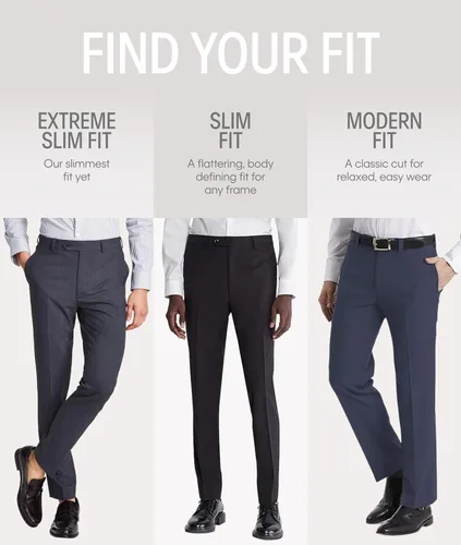 Miniatura 3 de Calvin Klein Pantalones separados de traje de corte ajustado prémium para hombre (la chaqueta y los pantalones se venden por separado).