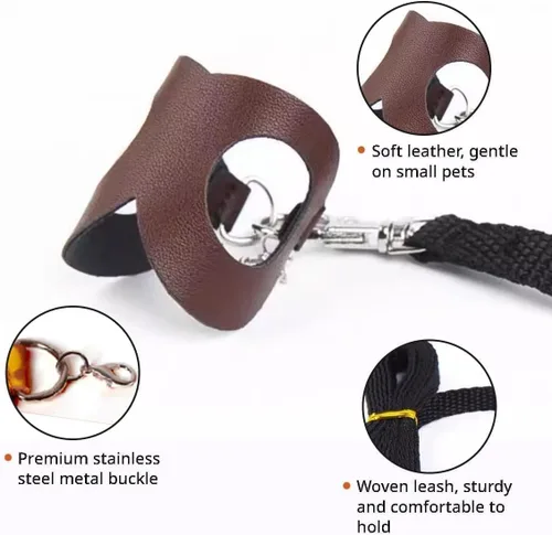 Miniatura 3 de MANON ROSA Sugar Glider - Juego de arnés y correa, chaleco ajustable de 3 piezas a prueba de escapes para ardillas, ratas, ratones, ratones y 01