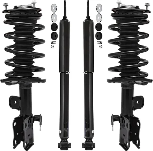 Miniatura 29 de Detroit Axle - Amortiguadores de puntales RWD para Infiniti G35 03-06, 2 amortiguadores traseros, 2 puntales delanteros y muelles helicoidales 2003