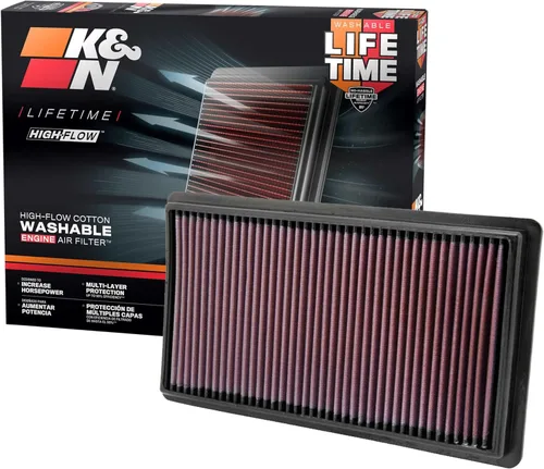 K&N - Filtro de aire para motor Filtro de repuesto de alto rendimiento, premium, lavable: para 2007-2019 Ford/Lincoln SUV y Compact V6/L4 (Explorer,