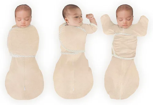 Miniatura 25 de SwaddleDesigns Saco Envolvente Omni de 6 Vías con Brazos Arriba para Recién Nacido, Más Opciones para Calmar el Reflejo de Sobresalto, Mejora
