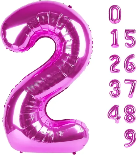 Miniatura 73 de Globos de números de 5 globos de 40 pulgadas, decoraciones de cumpleaños azules para niños y niñas, globos de números azul marino grandes