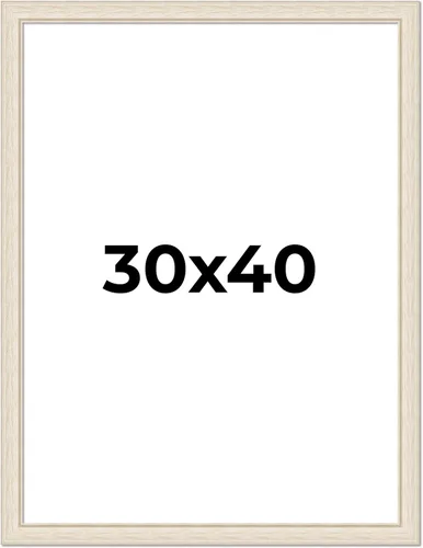 Miniatura 250 de Poster Palooza Marco de madera cepillado lavado blanco cepillado de 8 x 10 pulgadas con acrílico UV, respaldo de tablero de espuma y accesorios