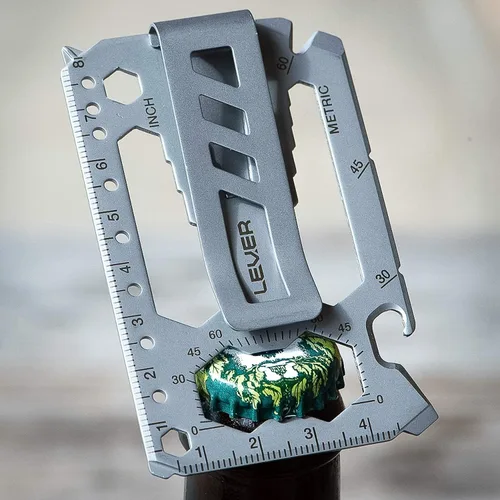Miniatura 5 de Toolcard Pro con clip color plateado