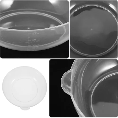 Miniatura 7 de EXCEART Bandeja plástica de la báscula de cocina 7,3 pulgadas de peso ligero de la balanza de Digitaces Pan para la comida y el pequeño artículo que