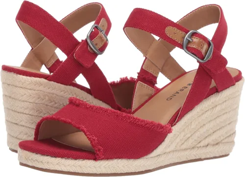 Miniatura 7 de Lucky Brand Sandalias de cuña Mindra para mujer, Azul